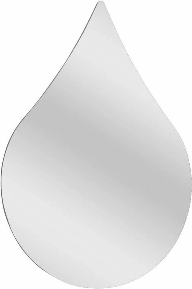 Pasqyrë me LED, formë pike, e bardhë, Skye Decor, 50x70x2.2cm