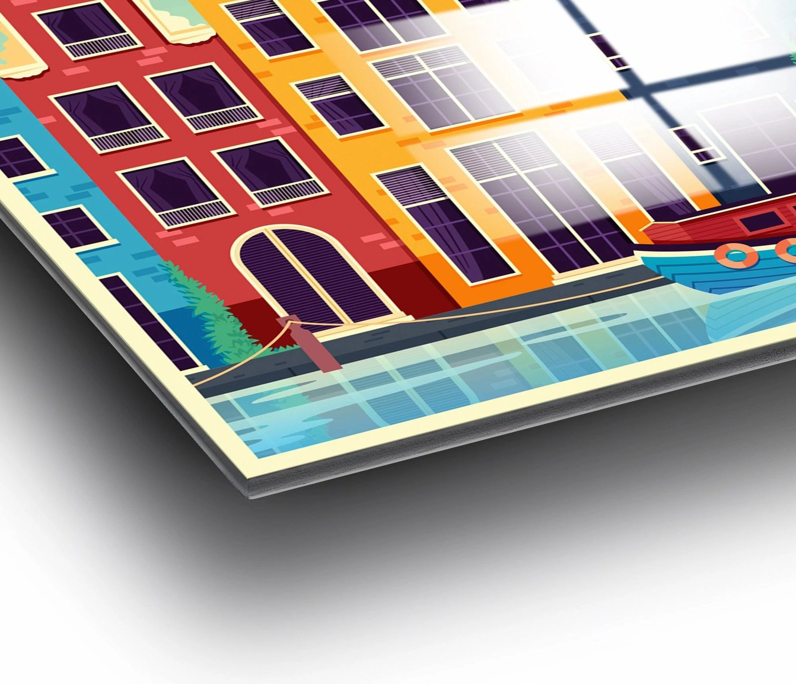 Pikturë dekorative prej xhami të temperuar, Wallity UV-1028, 30x45cm