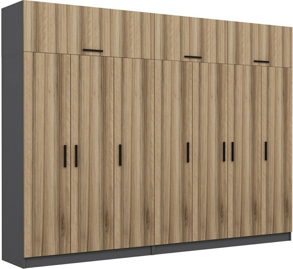 Dollap rrobash, ngjyrë arre, Skye Decor, 5296