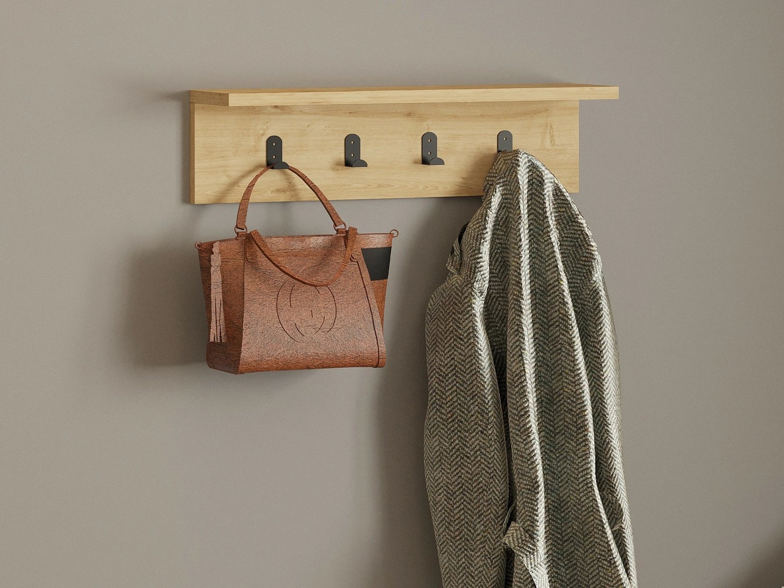 Raft muri Ayla, ngjyrë Sapphire, Hanah Home