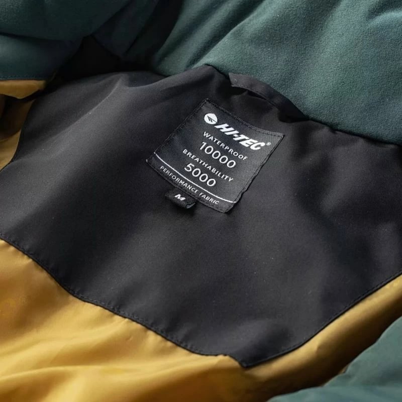 Xhaketë për meshkuj Hi-Tec, e zezë dhe e gjelbër Xhaketë për meshkuj Hi-Tec, e zezë dhe e gjelbër