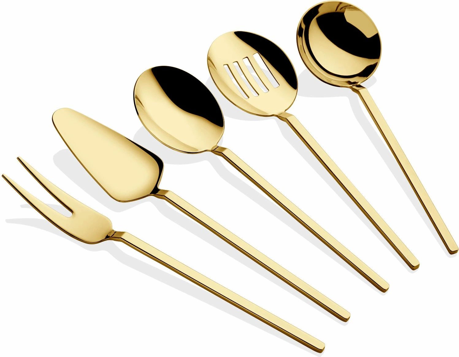 Set shërbimi (5 copë), Hermia, Carre, ngjyrë ari