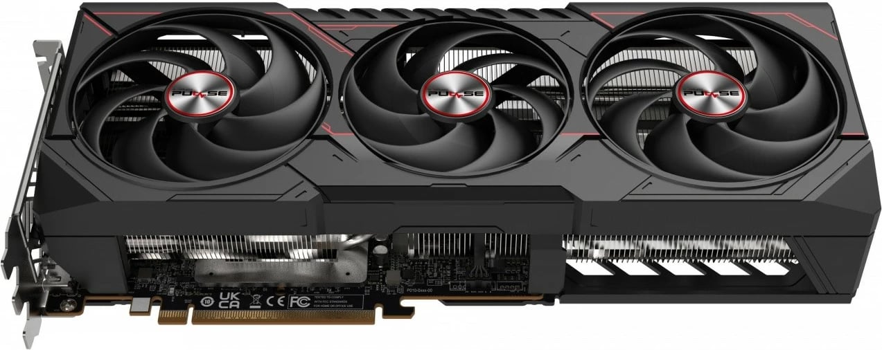 Kartelë grafike Sapphire Radeon RX 9070 XT PULSE, 16GB GDDR6, 256-bit, 3 ventilatorë, PCI-E 5.0