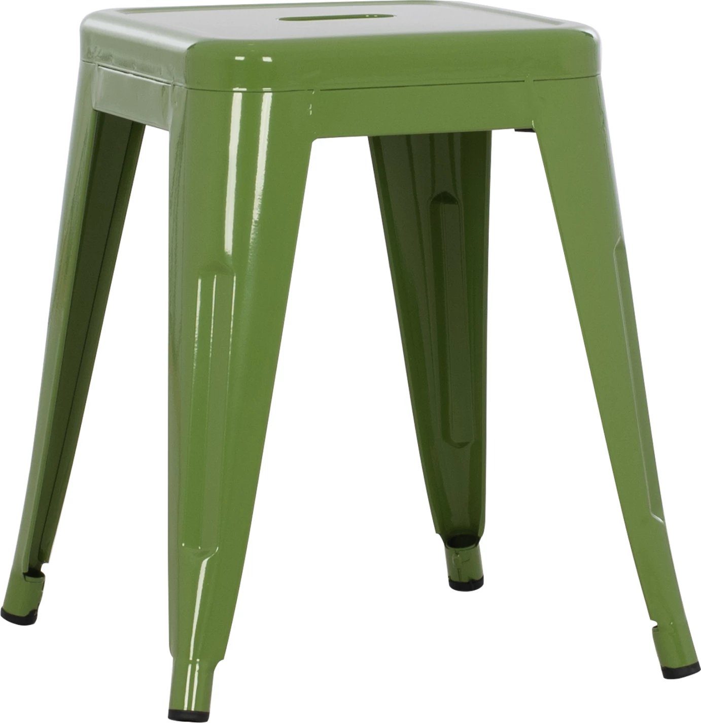 Karrige për bar MELITA FH0096.53 metalike, ngjyrë ulliri e çelët, 39x39x46H cm.