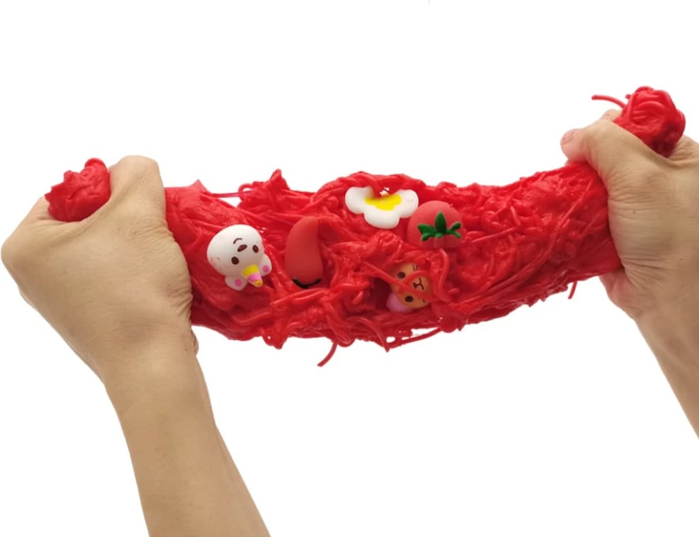 Set lodër slime Epee Slime Ramen Noodles Smiling Mushroom, shumëngjyrëshe