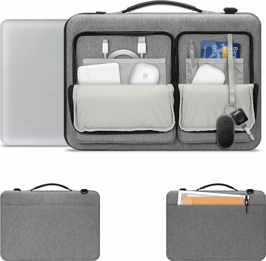 Çantë laptopi Tech-Protect Defender Bag 15-16", Gri