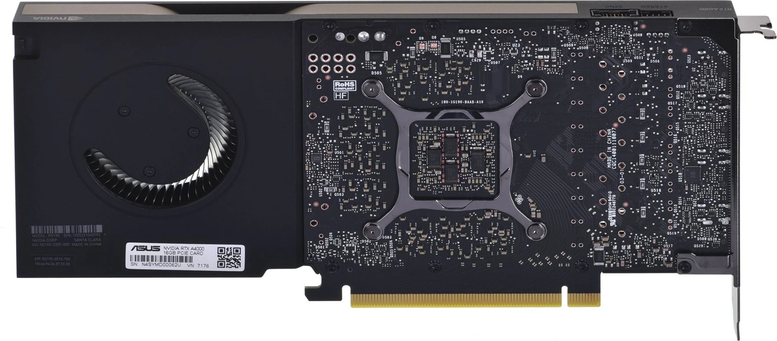 Kartë grafike ASUS A4000 NVIDIA RTX A4000, 16GB