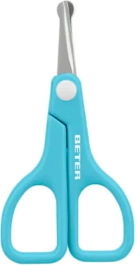 Gërshërë për bebe Beter 9.2cm plastike blu