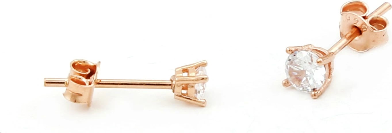 Vathë argjendi Jumeon, ngjyrë rozë ari, 11302ROS, 3mm, 4mm, 5mm (1 copë secila)