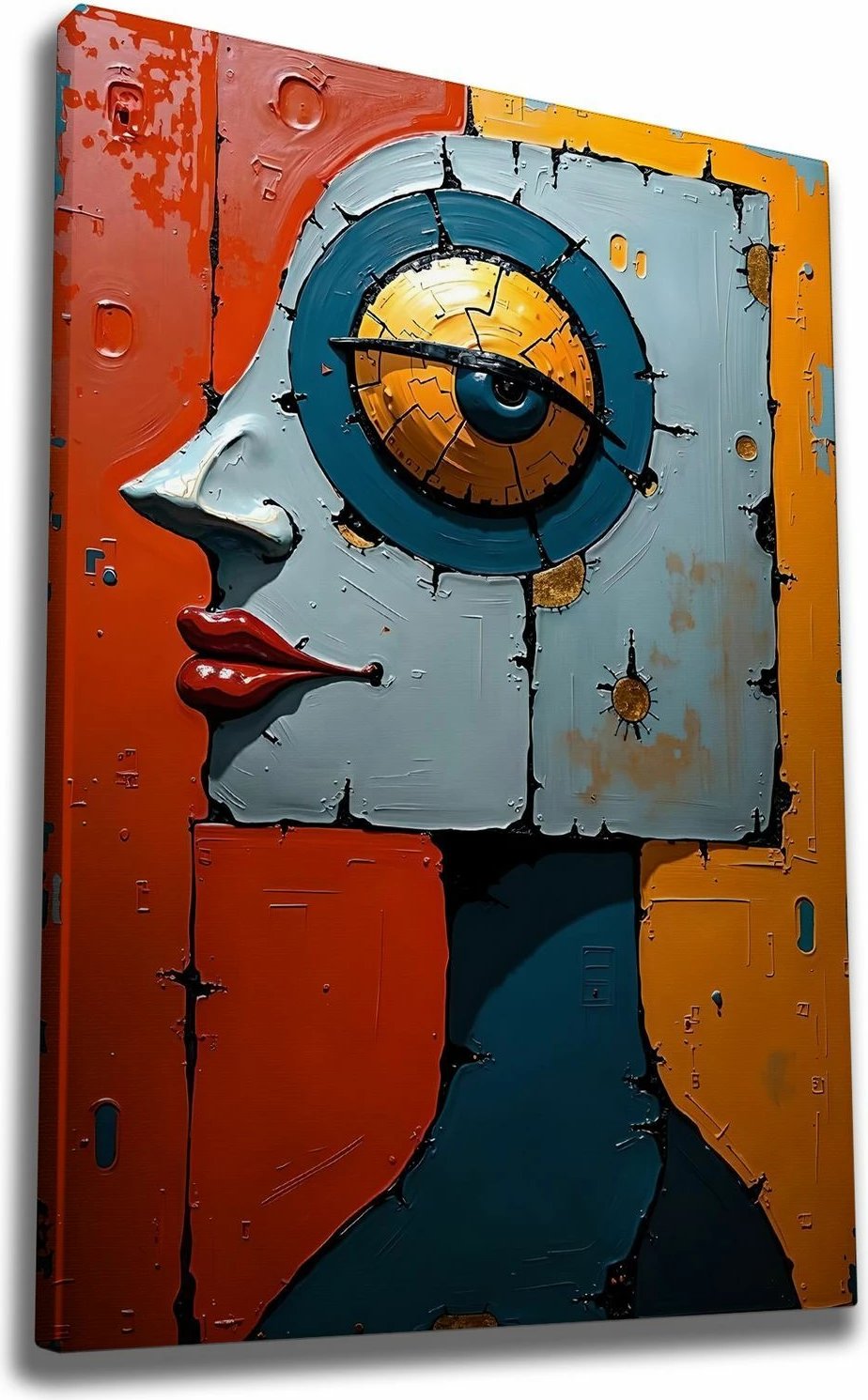 Pikturë dekorative në kanavacë Wallity, WY436, shumëngjyrëshe, 70x100cm