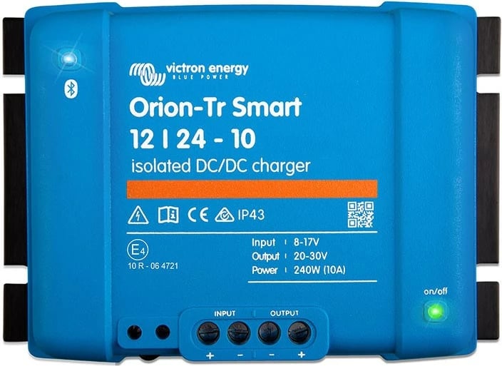 Karikues DC-DC Orion-Tr Smart 12/24-10A, i izoluar, ORI122424120, Blu