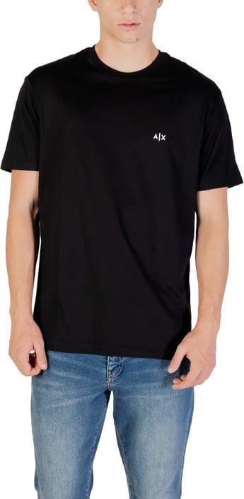 Maicë Armani Exchange meshkuj, e zezë
