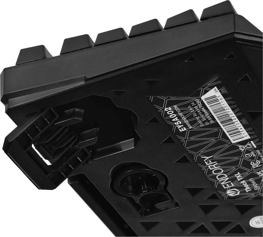 Tastierë gaming, Endorfy, TKL, RGB, e zezë 