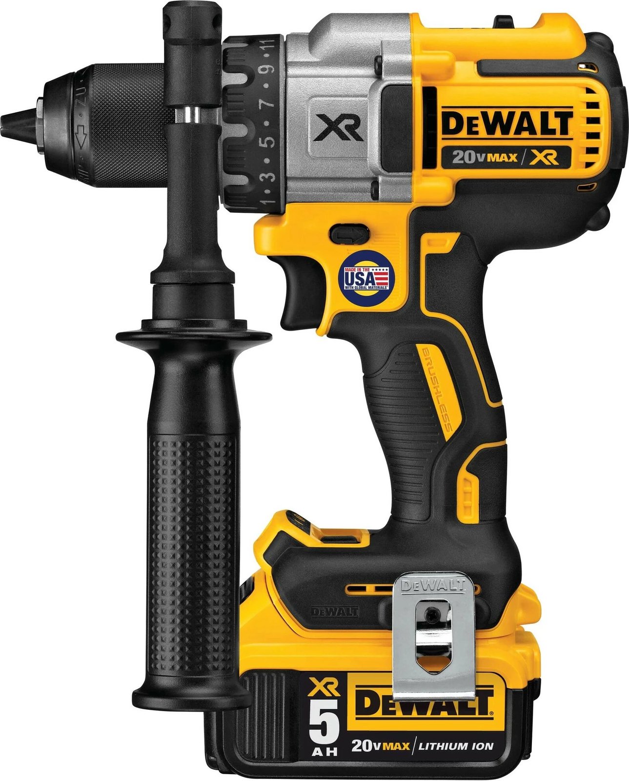 Vidashkruese DeWALT XR 18V 5Ah, verdhë/zezë