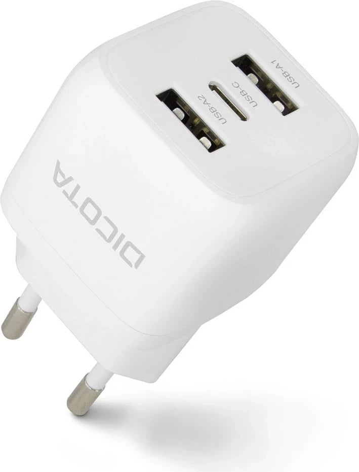 Karikues Dicota D32069 për pajisje mobile, Laptop, Celular, i bardhë