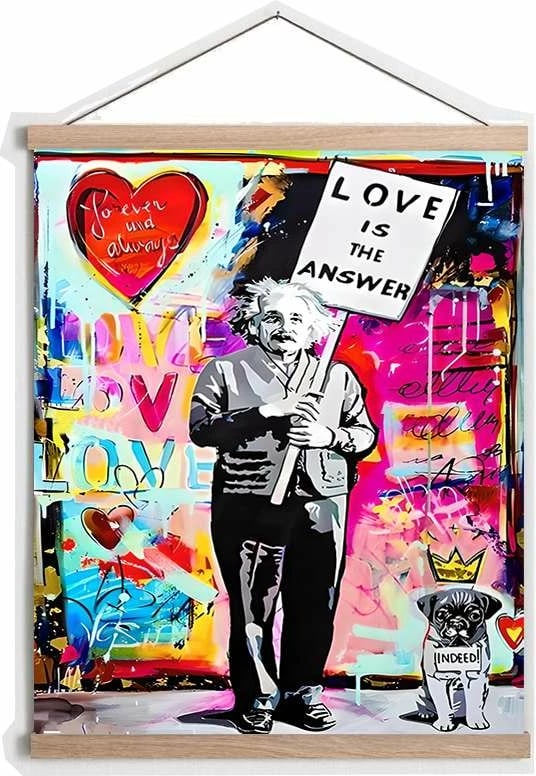 Pikturë dekorative me kornizë, shumëngjyrëshe, Wallity, MRG58, 50x70cm