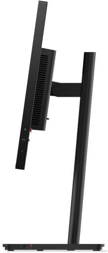 Monitor, Lenovo, ThinkVision T24d-40 (64B9GAT1EU), 23.8", LCD i sheshtë, e zezë/ari