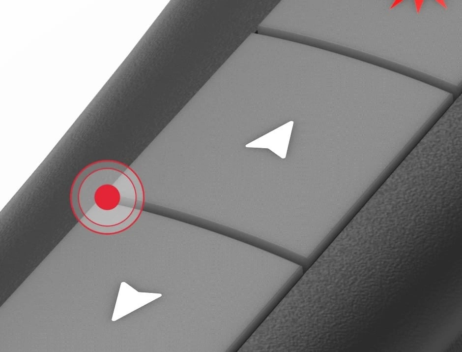 Pilotë prezantimi Hama X-pointer, me lazer të kuq, e zezë