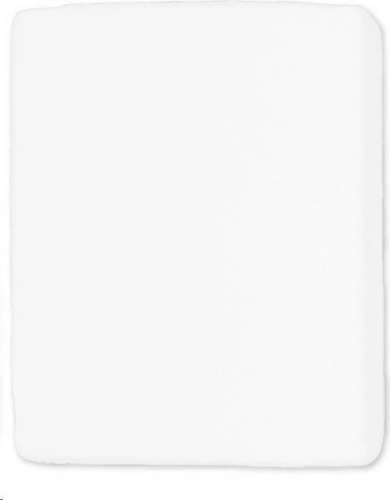 Çarçaf jersey për krevat bebe, New Baby, 160x80 cm, pambuk 100%, i bardhë