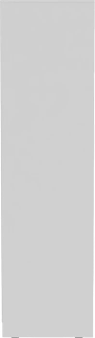 Dollap rrëshqitës dy-fletësh me pasqyrë, ngjyrë e bardhë, 120x60x220cm