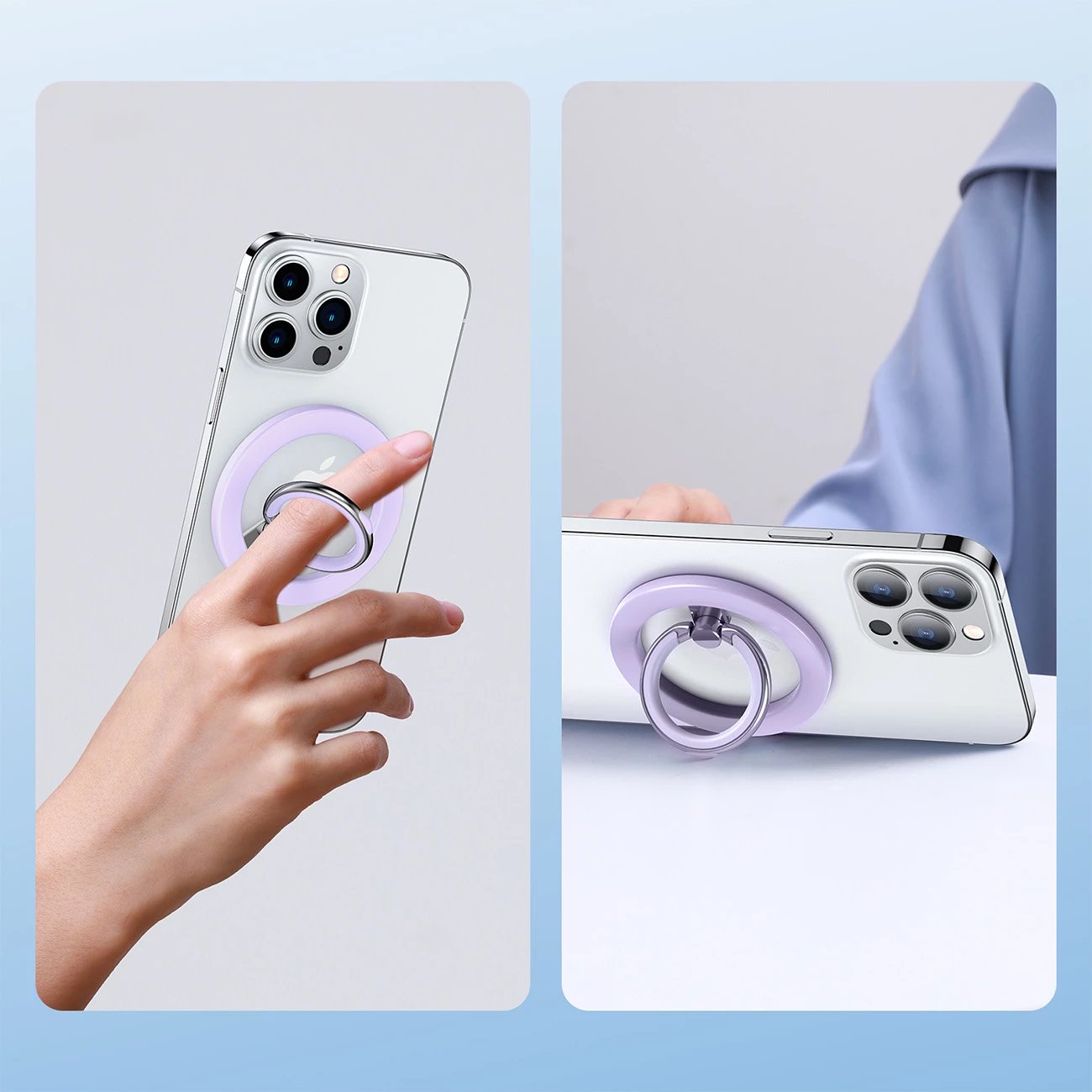 Mbështjellës magnetik Joyroom JR-Mag-M2 për iPhone, MagSafe, vjollcë