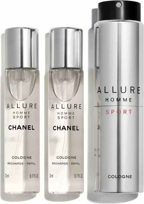 Eau de Cologne për meshkuj Chanel Allure Homme Sport set 3x20ml