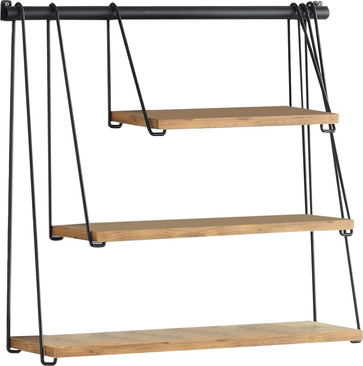 Raft muri Hanah Home, ngjyrë pishë, Zihon