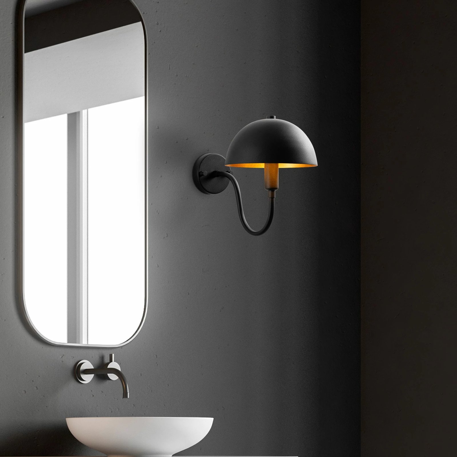 Llambë muri Opviq, Togg - 14827, ngjyrë e zezë