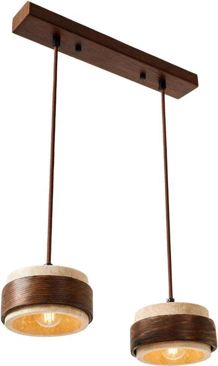 Llambë tavani Opviq Lover B, dru arre, bezhë