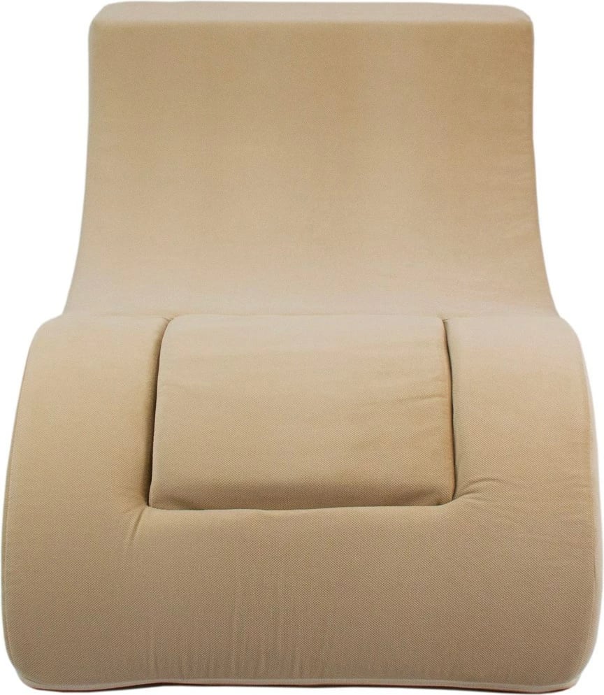 Karrige e palosshme për fëmijë, Vell, shkumë poliuretani, mbulesë me zinxhir e heqshme, shndërrohet në shezllon, deri 8 vjeç, kapuçino