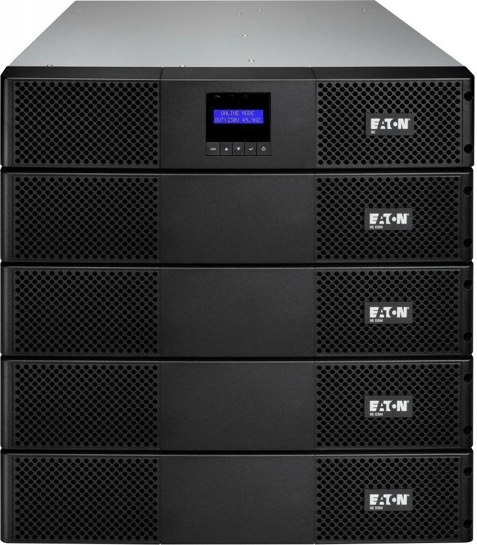 Kasë UPS Eaton 9E1000IR, 1000 VA / 900W, Rack 2U, E zezë