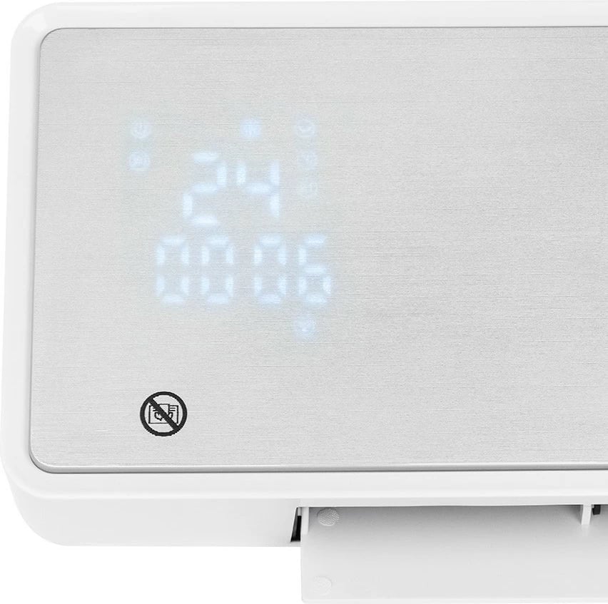 Perde ngrohëse ajri NOVEEN HC3299, 1000/2000W, WiFi Tuya, IP24, me termostat e timer, e bardhë, set montimi + telekomandë