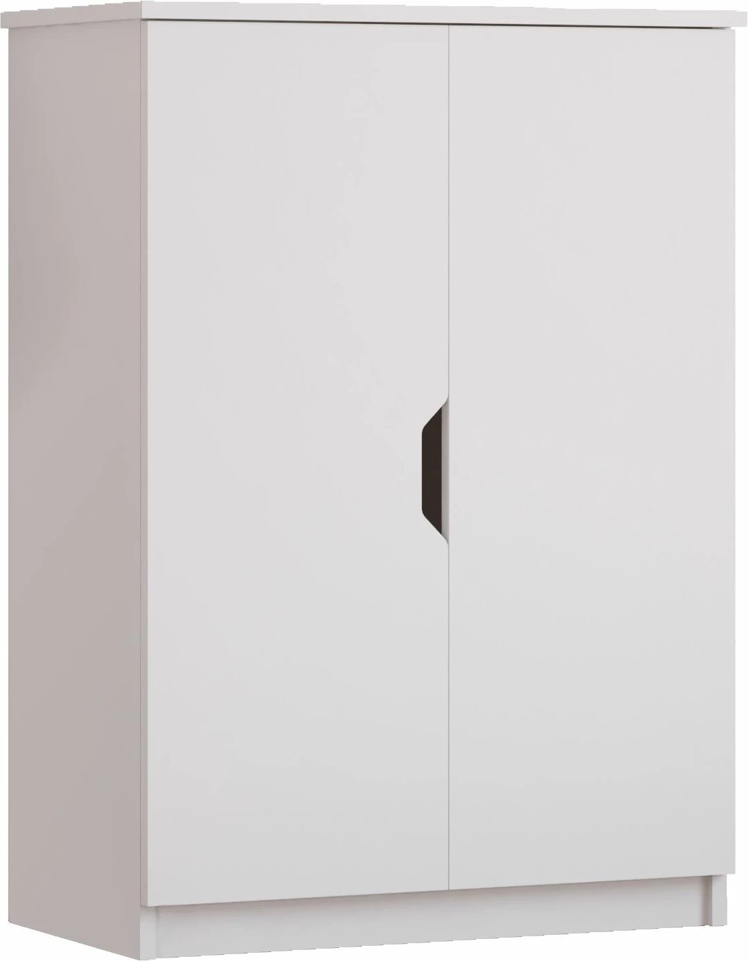 Dollap këpucësh Skye Decor, Rb-158, ngjyrë e bardhë mat