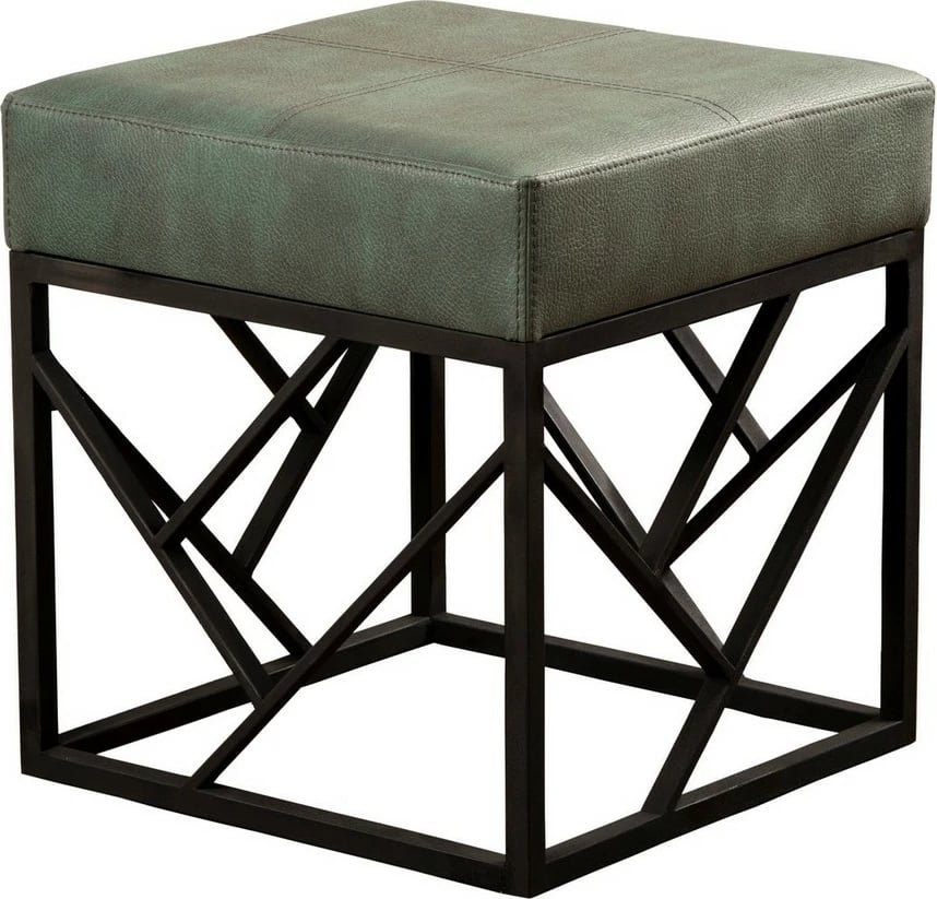 Puf Atelier del Sofa, lëkurë PU, ngjyrë e gjelbër