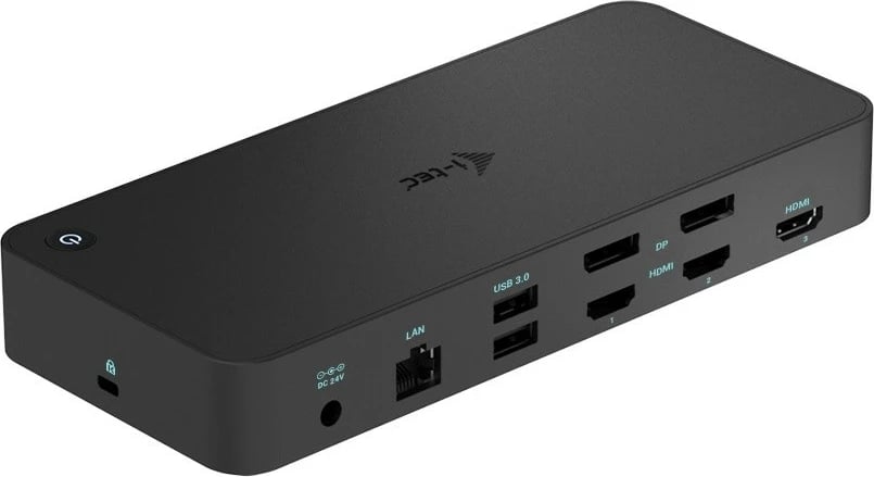 Docking station i-tec CATRIPLEDOCKPDPRO, 3x4K, USB 3.0/USB-C/Thunderbolt, Power Delivery 100W, e zezë
