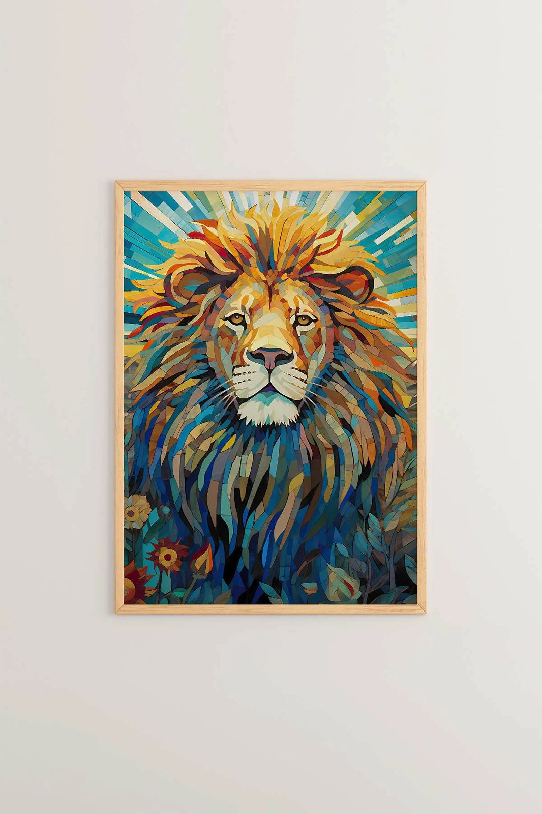 Pikturë dekorative me kornizë, shumëngjyrëshe, Wallity, Mscartmdl35