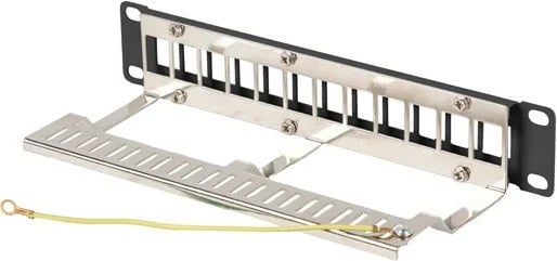 Patch panel LANBERG 12 porta, 1U, 10", i zi