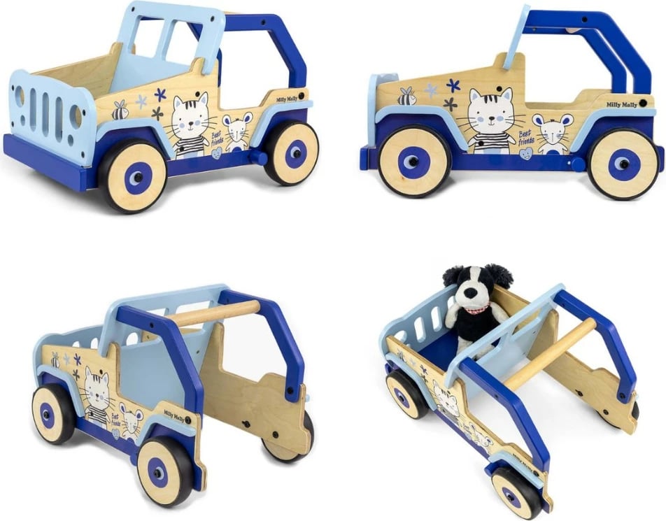 Ecëse druri, Viga, Explorer Cat and Mouse, me frenë dhe hapësirë lodrash, blu