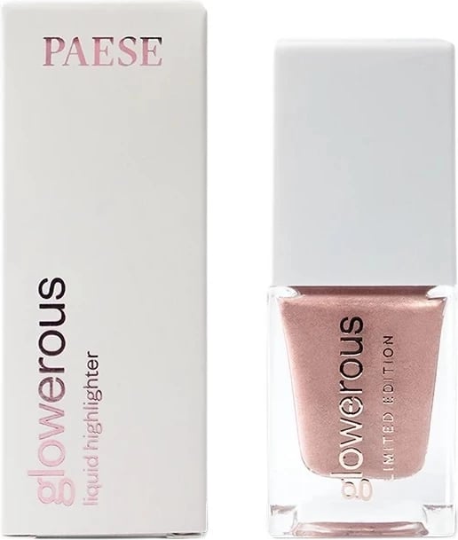 Highlighter i lëngshëm Paese Glowerous Limited Edition për femra Sparkle Rose 16ml