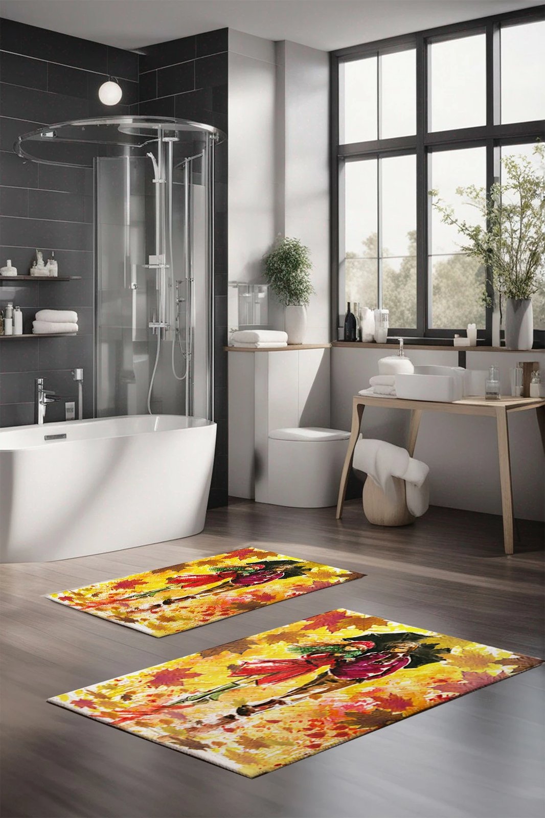 Set tapetash për banjo, shumëngjyrëshe, Mijolnir, CT-5129, 2 copë