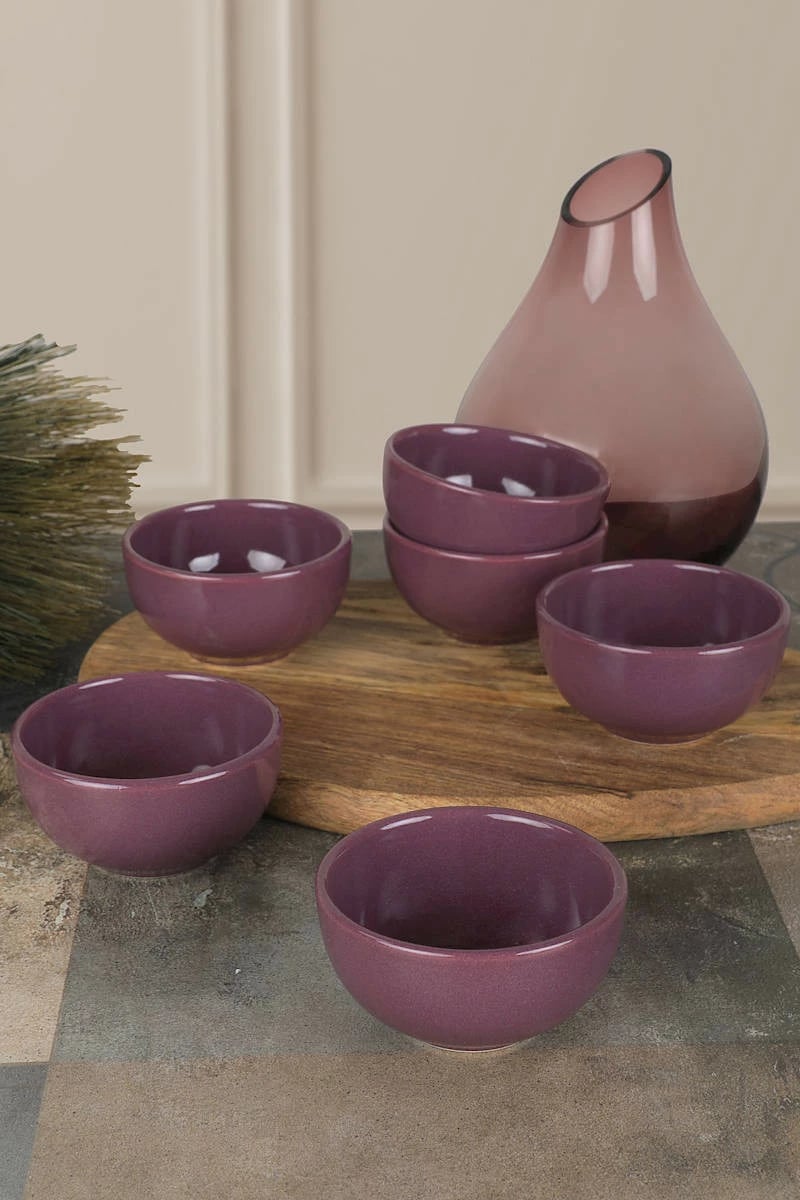 Set pjata për salcë, ngjyrë vjollcë, Hermia Concept, ST101106F498A0000000AZ1000, 6 copë