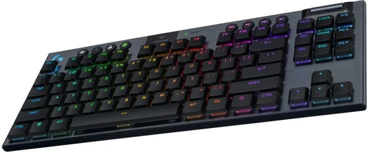 Tastierë mekanike gaming Logitech G G915 X TKL, LIGHTSPEED wireless + Bluetooth, US layout, RGB, 920-012747