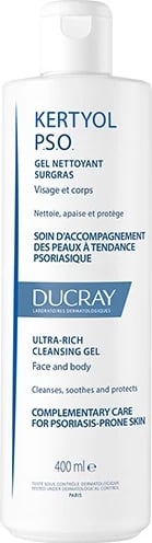 Xhel pastrues për fytyrë dhe trup DUCRAY Kertyol P.S.O, 400ml