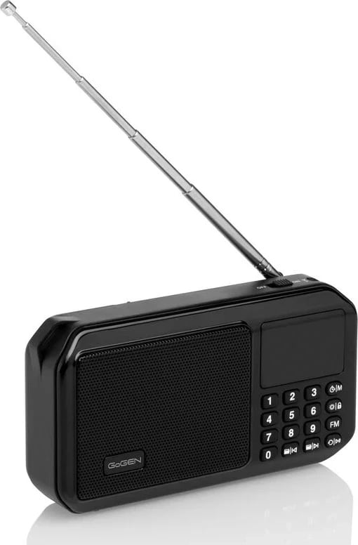 Radio Portative me Bluetooth, Micro SD, Lcd dhe FM Digjital GOGEN GOGFMP125BTB
