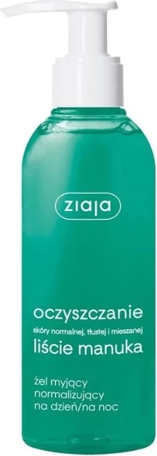 Xhel pastrues për fytyrë Ziaja Manuka Leaves për femra 200ml