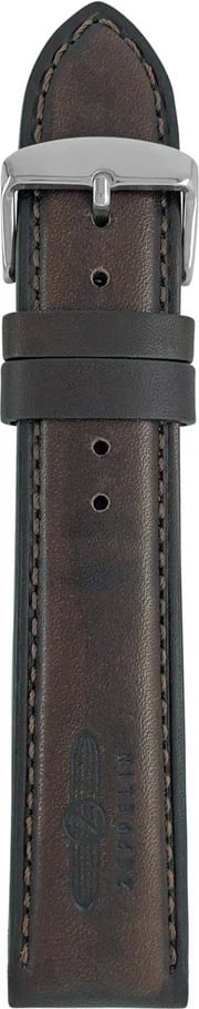 Rrip lëkure Zeppelin, 22 mm, Kafe
