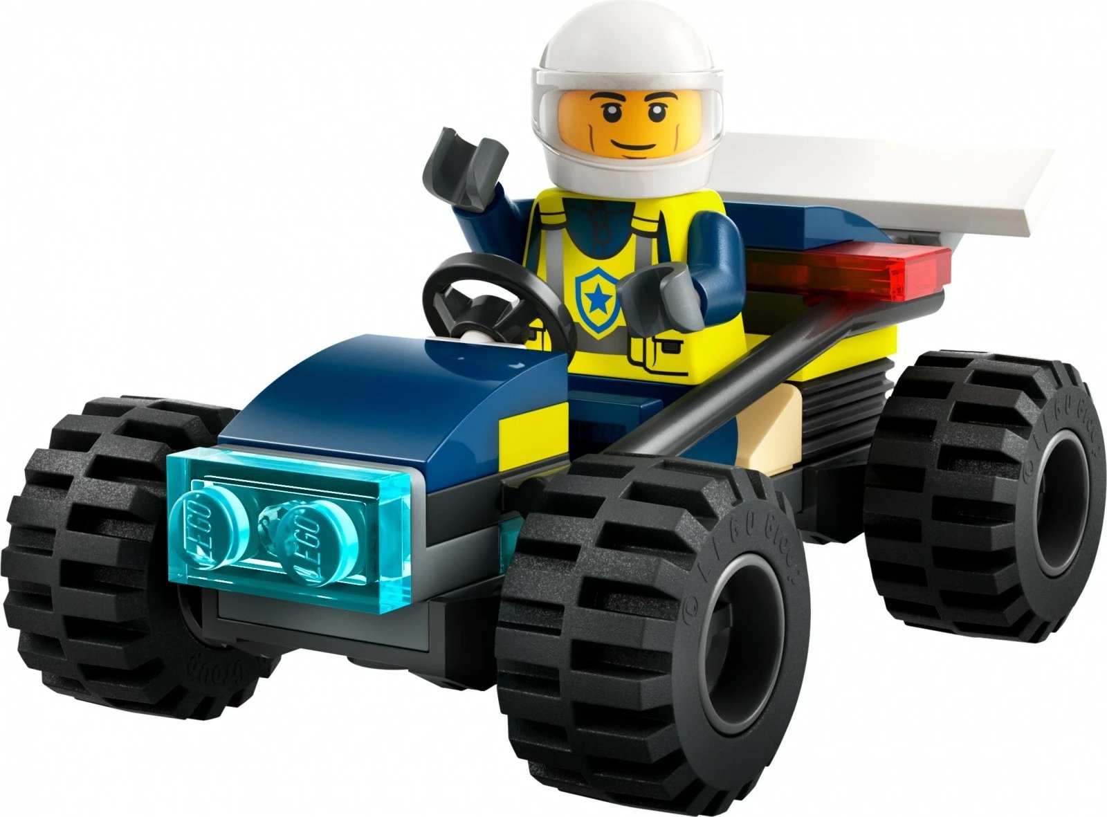 Set lodrash LEGO City 30664 Police Off-Road Rover, 35 pjesë, plastikë