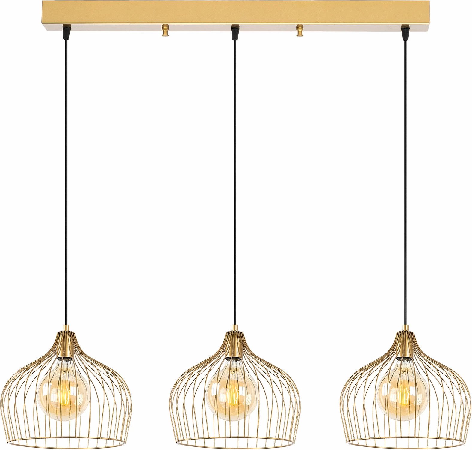 Llambë tavani Opviq, Bek - 11376, ngjyrë ari e shndritshme, lartësi e rregullueshme