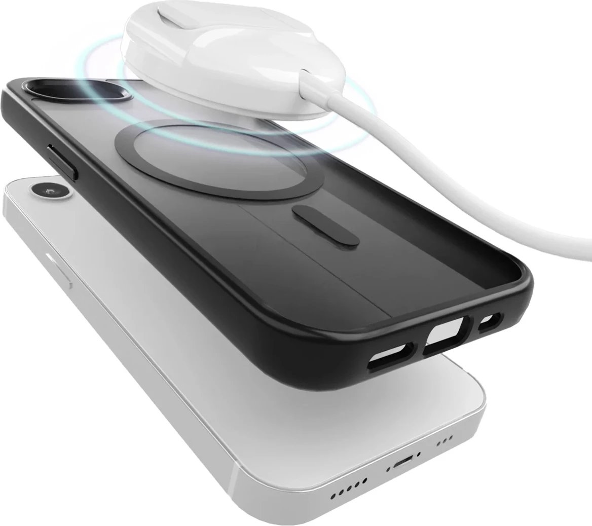 Mbështjellës Puro Gradient MagSafe për iPhone 16e, TPU, i zi