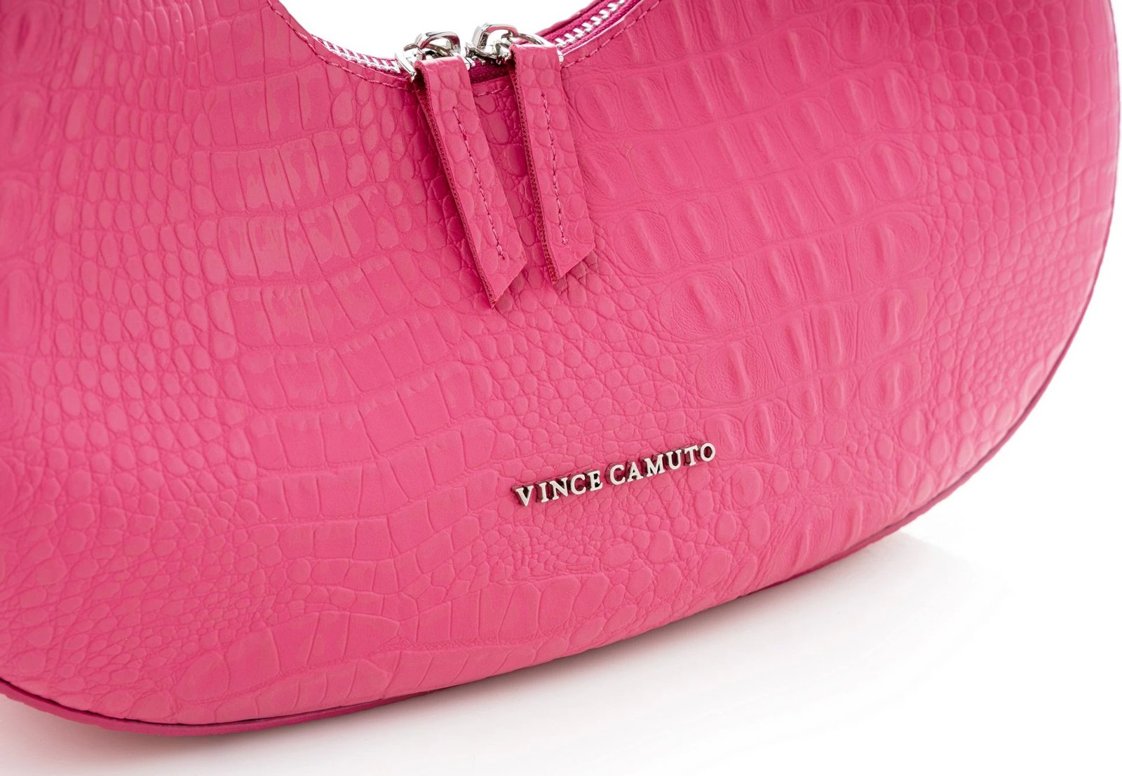 Çantë krahu Vince Camuto, Riviera - Croco Fuchsia